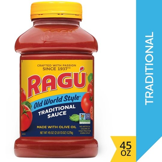 Ragu Old World Style Traditional Sauce, Made with Olive Oil, 45 oz