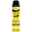 Raid Defense System Indoor and Outdoor Multi Insect Killer Spray, 15 oz