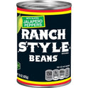 Ranch Style Beans with Sliced Jalapeno Peppers, 15 oz Can