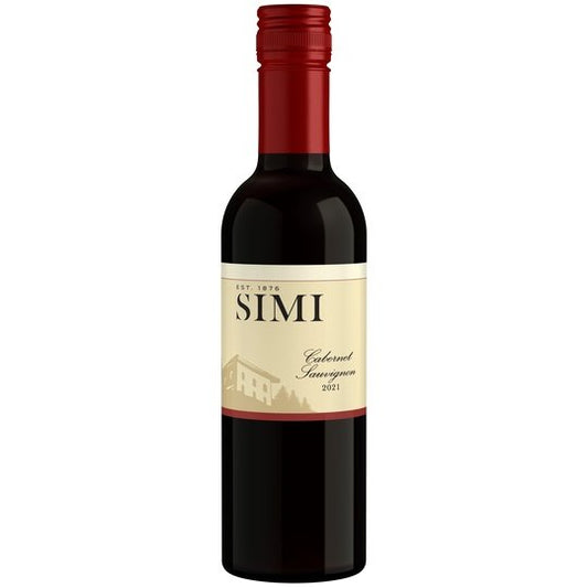 SIMI California Cabernet Sauvignon Red Wine, 375 ml Half Bottle, 13.5% ABV