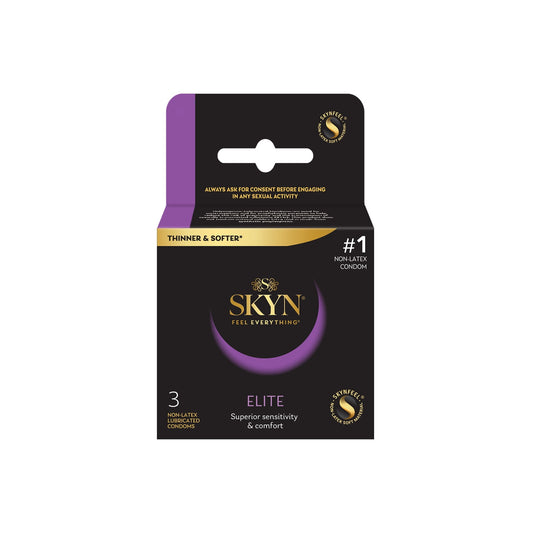SKYN, Elite Non-Latex Condom, 3 Count