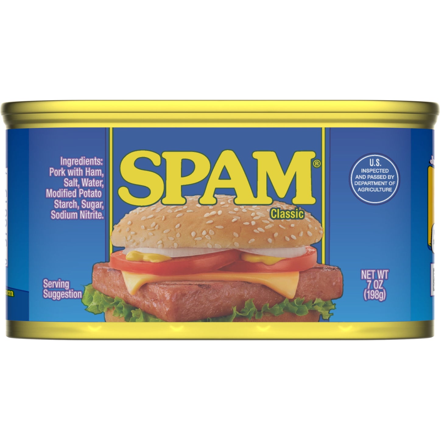 SPAM Classic, Shelf-Stable Meat, 7 oz Aluminum Can