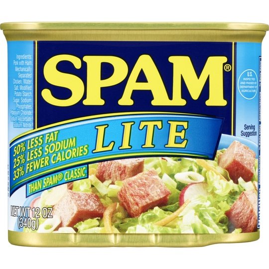 SPAM Lite, 9 g of protein per serving, 12 oz Aluminum Can