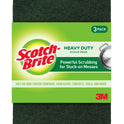 Scotch-Brite Heavy Duty Scour Pads, 3 Scouring Pads