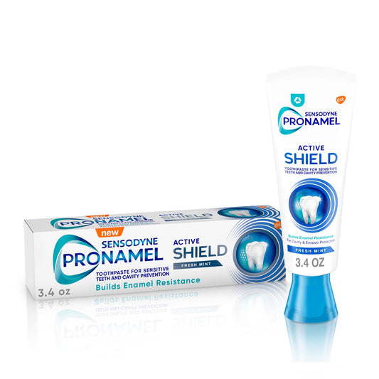 Sensodyne Pronamel Active Shield Enamel Toothpaste, Fresh Mint, 3.4 Oz