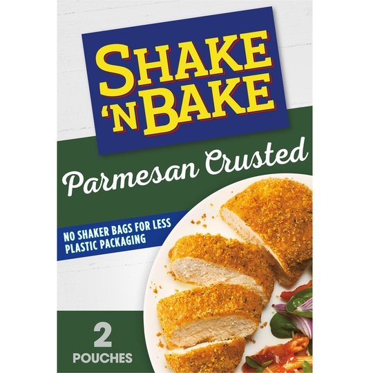 Shake 'N Bake Parmesan Crusted Seasoned Coating Mix, 4.75 oz Box, 2 ct Packets