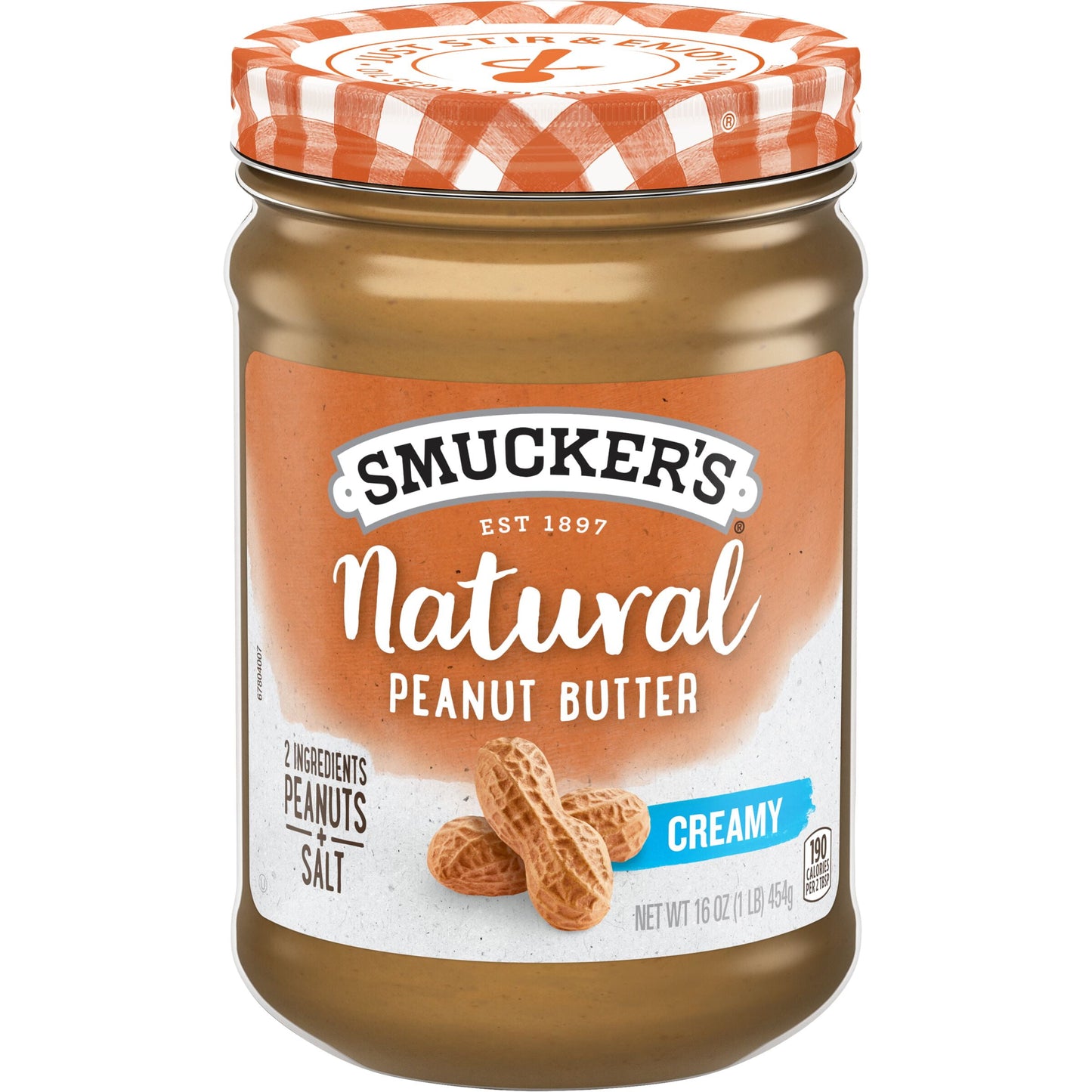 Smucker's Natural Creamy Peanut Butter, 16 Ounces