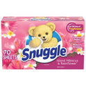 Snuggle  Fabric Softener Dryer Sheets, Island Hibiscus & Rainflower, 70 Count