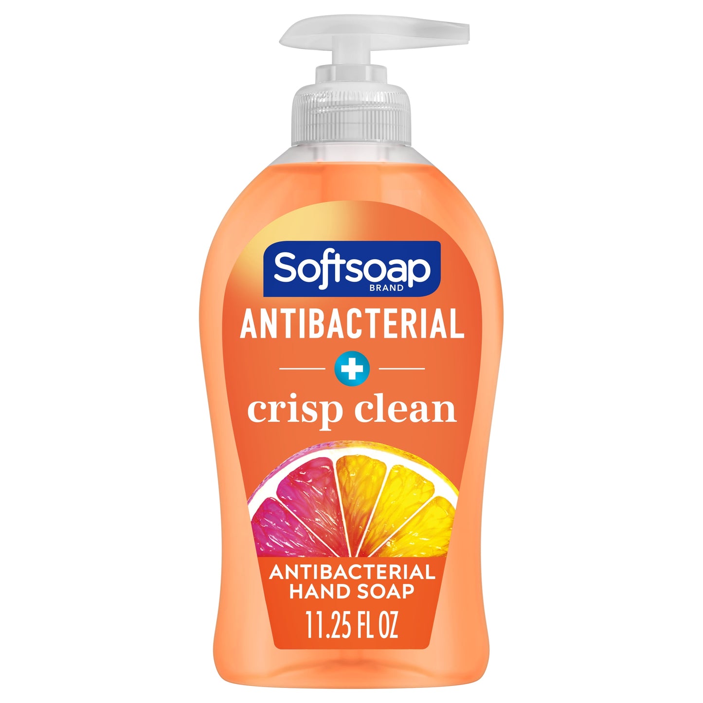 Softsoap Antibacterial Liquid Hand Soap, Crisp Clean Scent Hand Soap, 11.25 oz Bottle