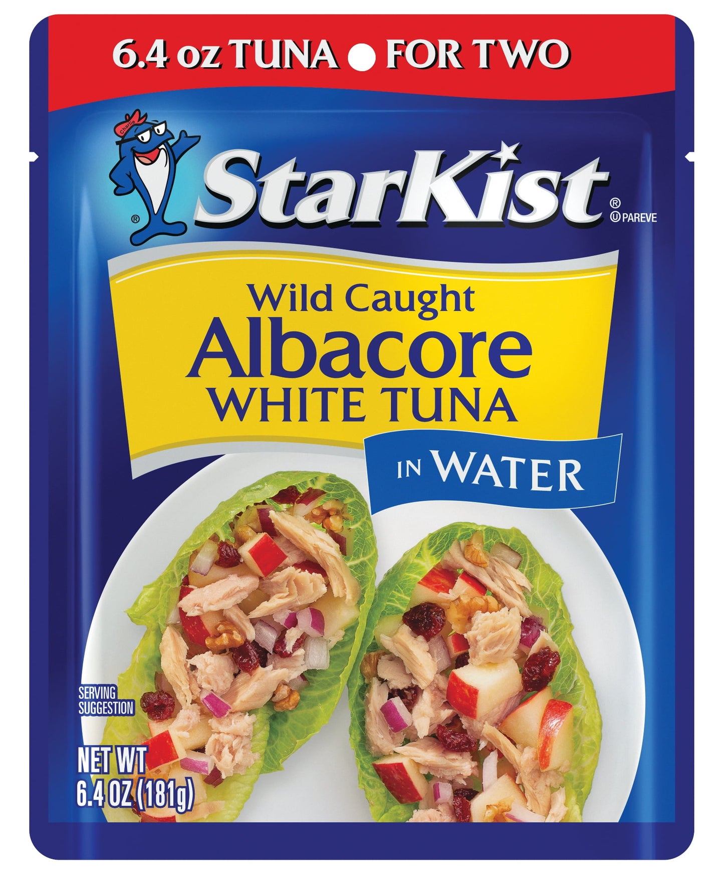 StarKist Albacore White Tuna in Water, 6.4 oz Pouch