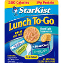 StarKist Lunch to-Go Chunk Light Tuna in Water, Mix Your Own Tuna Salad, 4.1 oz Box