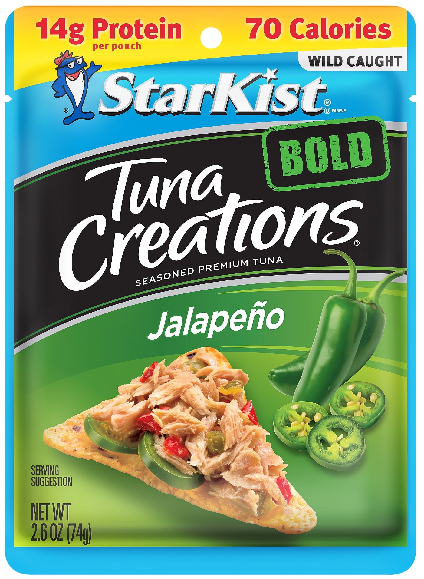 StarKist Tuna Creations, BOLD Jalapeno, 2.6 oz Pouch