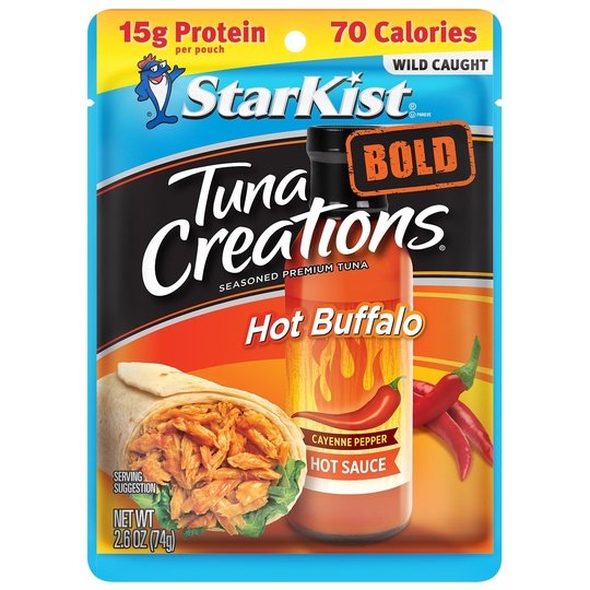 StarKist Tuna Creations, Bold Hot Buffalo Style, 2.6 oz Pouch