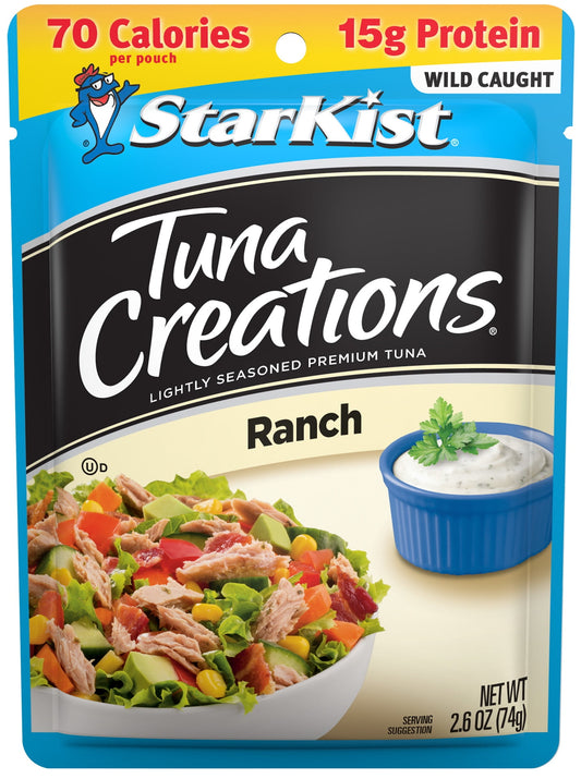 StarKist Tuna Creations, Ranch, 2.6 Ounce Pouch