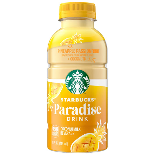 Starbucks Coffee Drink Paradise Drink Pineapple, 14 oz