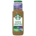 Starbucks Cold & Crafted Coffee + Splash of Milk & Mocha Cold Brew Crafted Coffee, 11 oz Bottle