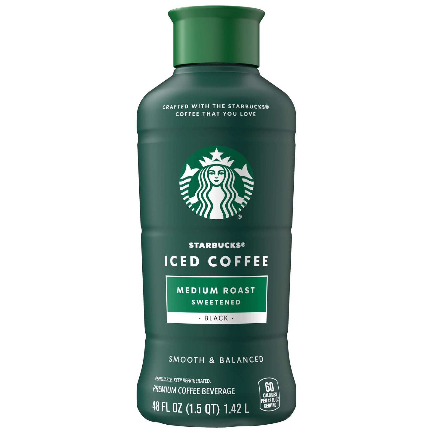 Starbucks Iced Coffee, Medium Roast Sweetened, 48 fl oz