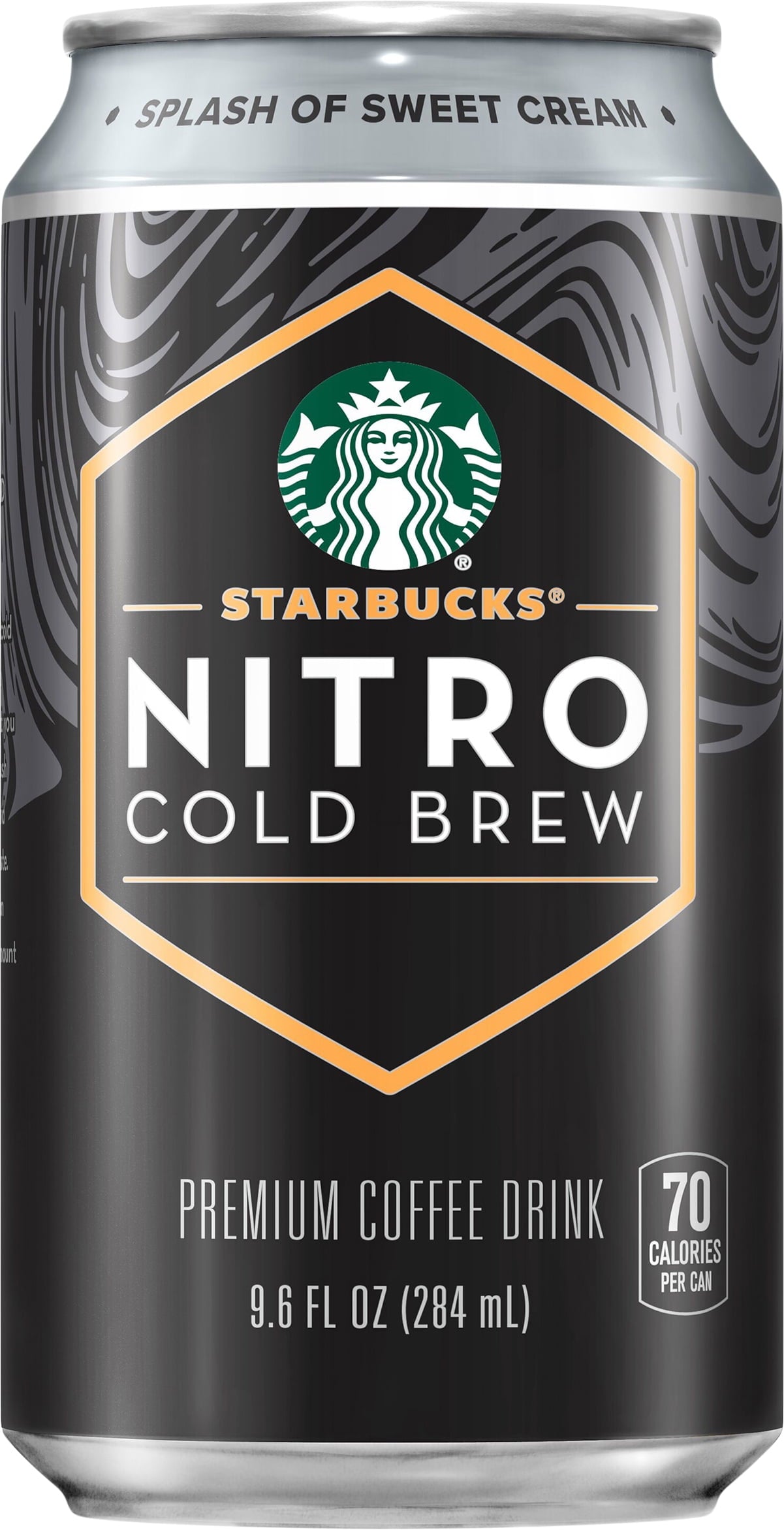 Starbucks Sweet Cream, Nitro Cold Brew, 9.6 fl oz, Canned Coffee Drink