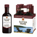 Sutter Home Cabernet Sauvignon Red Wine, 4 Pack, 187 ml Bottles