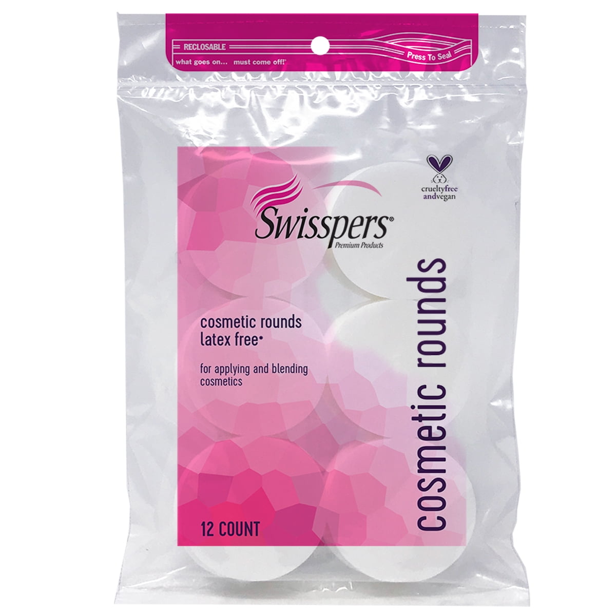 Swisspers Premium Foam Cosmetic Round