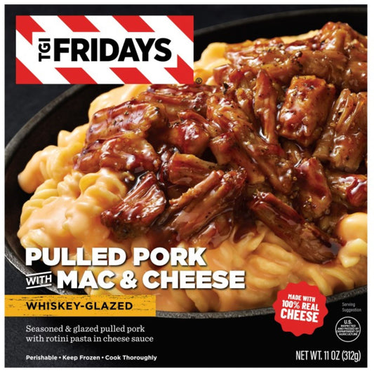 TGI Friday's Whiskey Glazed Pulled Pork with Mac and Cheese, 11oz