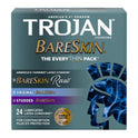 TROJAN Bareskin The EveryTHIN Pack Lubricated Condoms, 24 Count