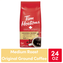 Tim Hortons 100% Arabica Original Blend Medium Roast Ground Coffee, 24 Oz, Bag