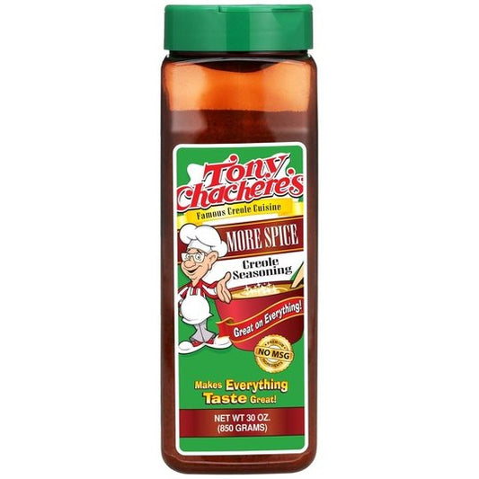 Tony Chachere’s, Seasoning, Cajun, More Spice, 30 oz