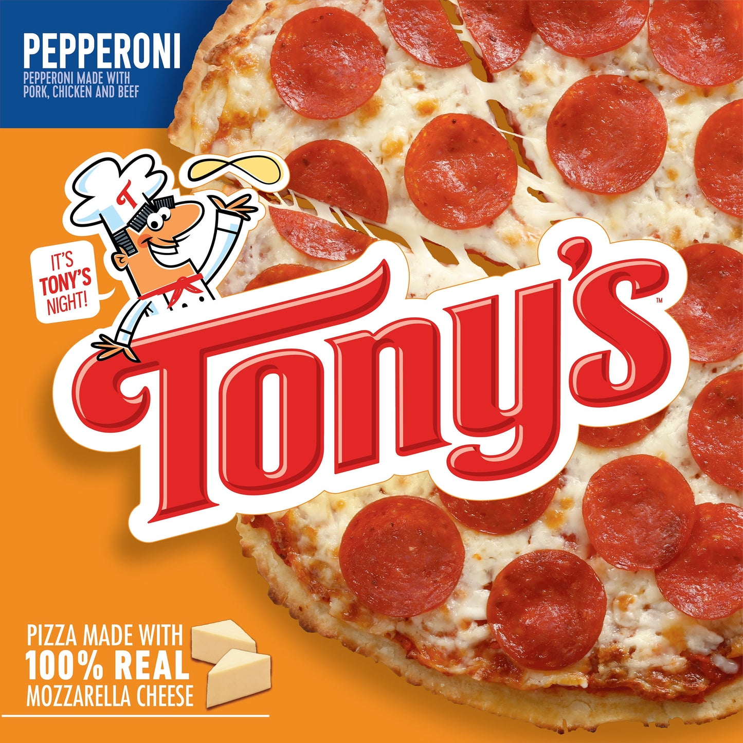 Tony's Pizzeria Style Crust Pepperoni Frozen Pizza