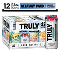 Truly Hard Seltzer Get Away Pack Variety, 12 Pack, 12 fl oz Cans, 5% ABV