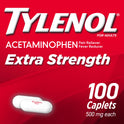 Tylenol Extra Strength Caplets with 500 mg Acetaminophen, 100 Ct