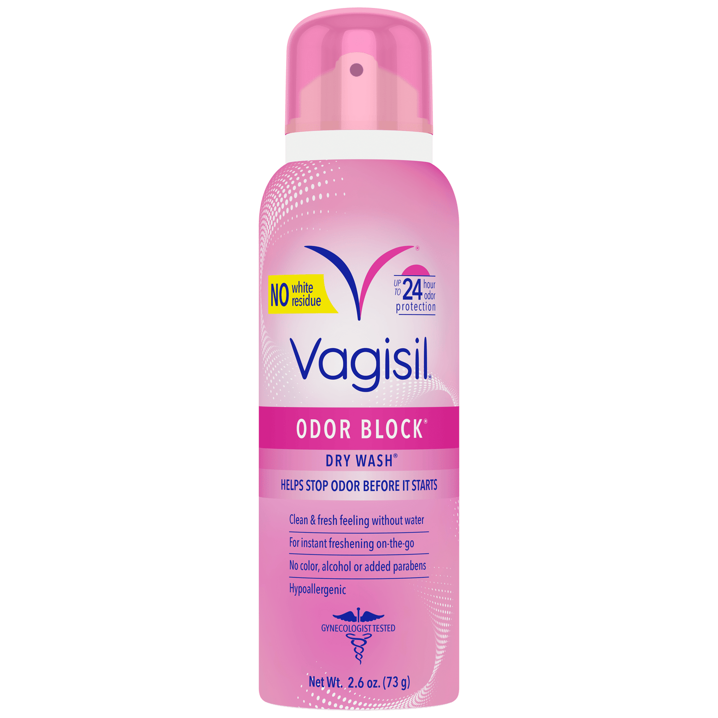 Vagisil Odor Block Freshening Intimate Dry Wash Spray, 2.6 oz