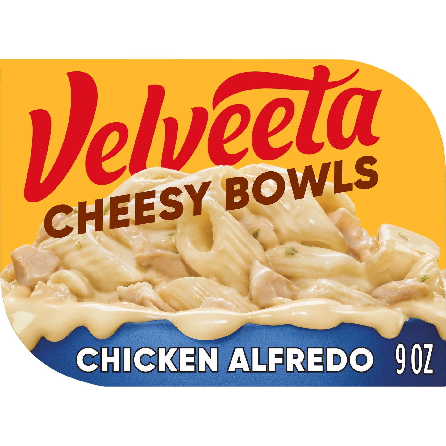 Velveeta Cheesy Bowls Chicken Alfredo Microwave Meal, 9 oz Tray