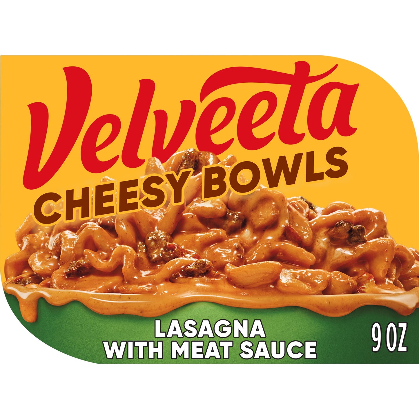 Velveeta Cheesy Bowls Lasagna with Meat Sauce Microwave Meal, 9 oz Tray