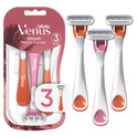 Venus Miami Sunset Smooth Sensitive, Disposable Women's Razors, 3 Ct