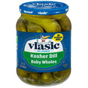 Vlasic Kosher Dill Pickles, Dill Baby Whole Pickles, 32 Oz Jar