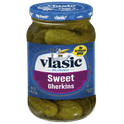 Vlasic Sweet Gherkins Pickles, Mini Sweet Pickles, 16 Oz Jar