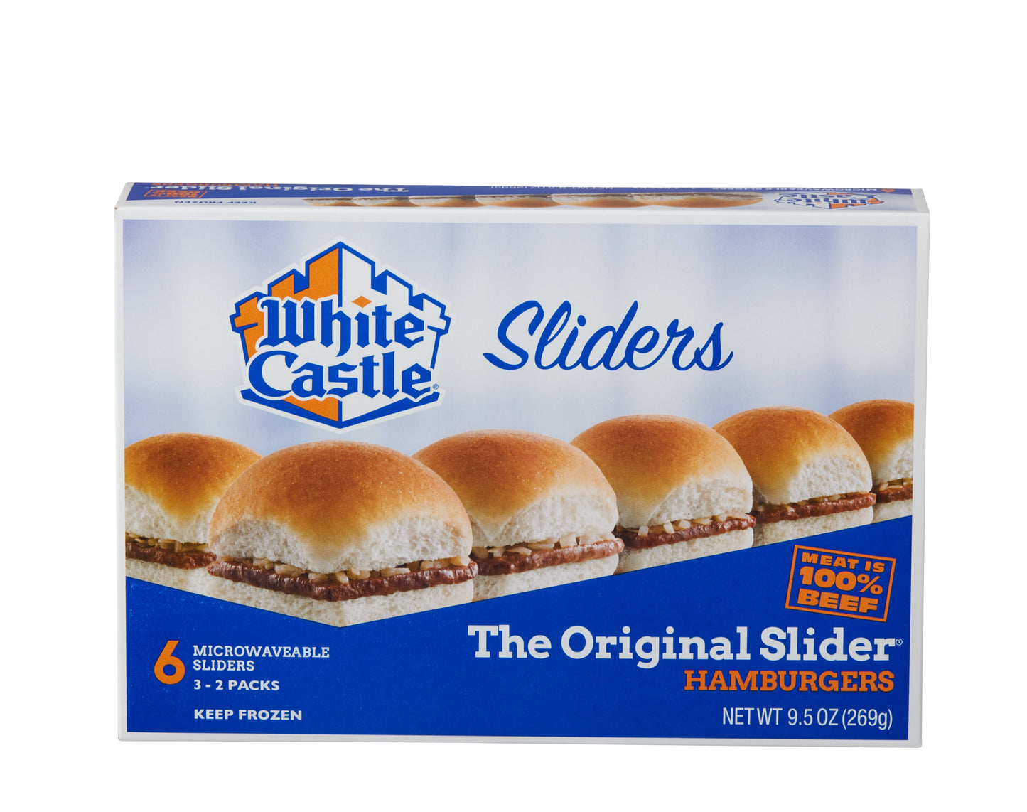 White Castle Original Sliders, 6 Count, 9.5 ounces