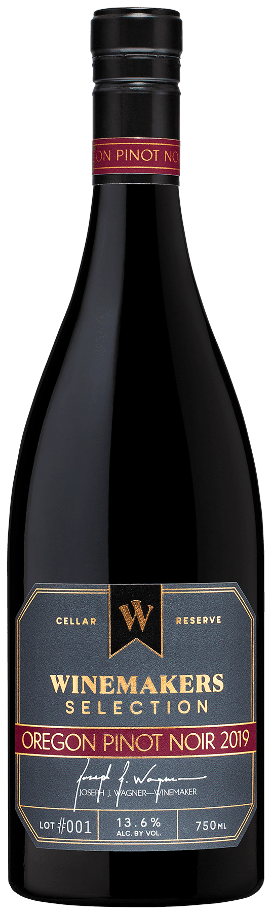 Winemakers Selection Cellar Reserve Pinot Noir Oregon Red Wine, 750 ml Glass, ABV 13.60%