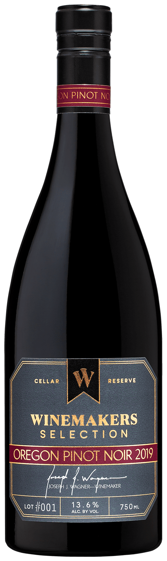 Winemakers Selection Cellar Reserve Pinot Noir Oregon Red Wine, 750 ml Glass, ABV 13.60%