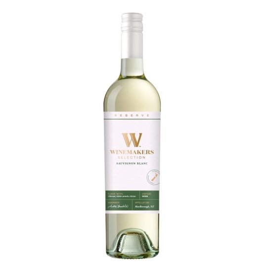 Winemakers Selection Reserve Sauvignon Blanc White Wine New Zealand, 750 ml Bottle