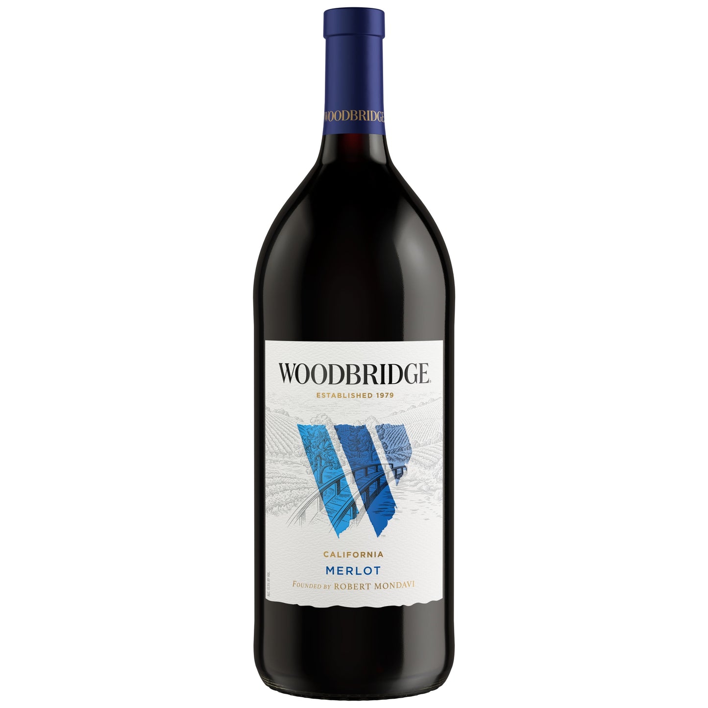 Woodbridge Merlot Red Wine, 1.5 L Bottle, 13.5% ABV