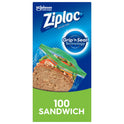Ziploc® Brand Sandwich Bags with Grip 'n Seal Technology, 100 Count