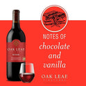 Oak Leaf Vineyards Red Blend Wine, 750 ml Glass, ABV 9.00%