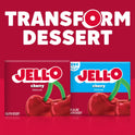 Jell-O Cherry Artificially Flavored Gelatin Dessert Mix, 3 oz Box