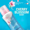 Secret Dry Spray Aluminum Free Deodorant for Women, Cherry Blossom, 4.1oz, Pack of 2