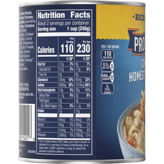 Progresso Rich & Hearty, Chicken & Homestyle Noodle Canned Soup, 19 oz.