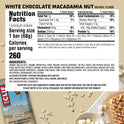 CLIF BAR - White Chocolate Macadamia Nut Flavor - Made with Organic Oats - 9g Protein - Non-GMO - Plant Based - Energy Bars - 2.4 oz. (6 Pack)