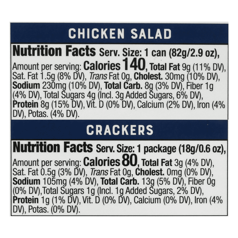 Bumble Bee Chicken Salad with Crackers, 3.5 oz