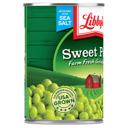 (6 Cans) Libby's Canned Sweet Peas, 15 oz